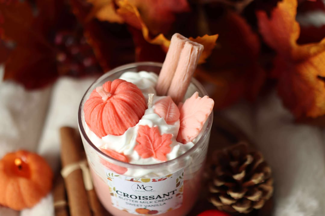 Jesienna świeca sojowa w wykonaniu Magdaleny