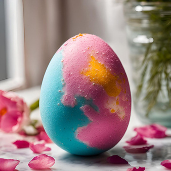 Zestaw kreatywny do robienia kul kąpielowych jajka dla dzieci