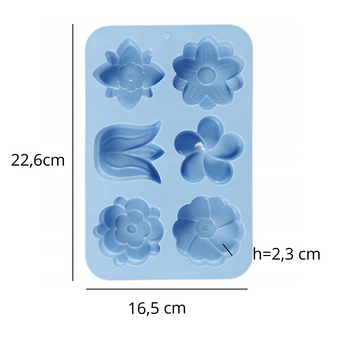 Zestaw do robienia mydła OGRÓD PEŁEN KWIATÓW kreatywny prezent XXL