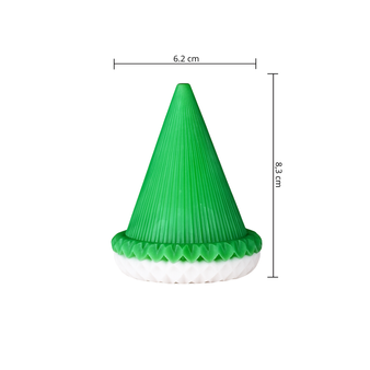 Forma silikonowa do świec i mydełek mała CHOINKA 5 ORIGAMI 1 szt. GH-FS266