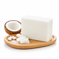 Mocno nawilżająca biała baza mydlana 68/3 z olejem kokosowym 1 kg