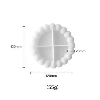 Mały zestaw do robienia OKRĄGŁEJ TACKI Z GIPSU polimerowego na PREZENT
