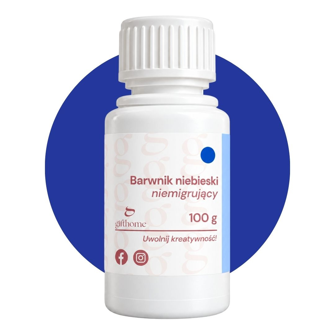 Barwnik do bazy mydlanej niemigrujący niebieski 100g