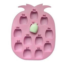 Silikonowa forma do mydła mydełek 12 szt. ananas GH-FS99