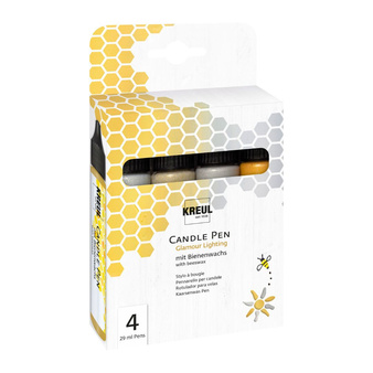 Pisaki farby do świec i mydła Kreul zestaw 4 kolorów Glamour