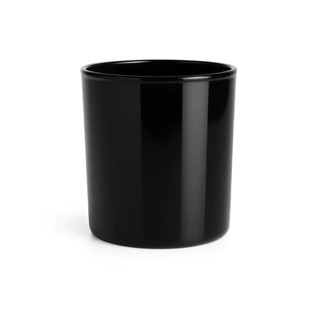 Szklany pojemnik na świece ciemne szkło na wosk 250ml czarny błysk