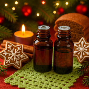 Zestaw świąteczny do robienia świec na prezent DIY