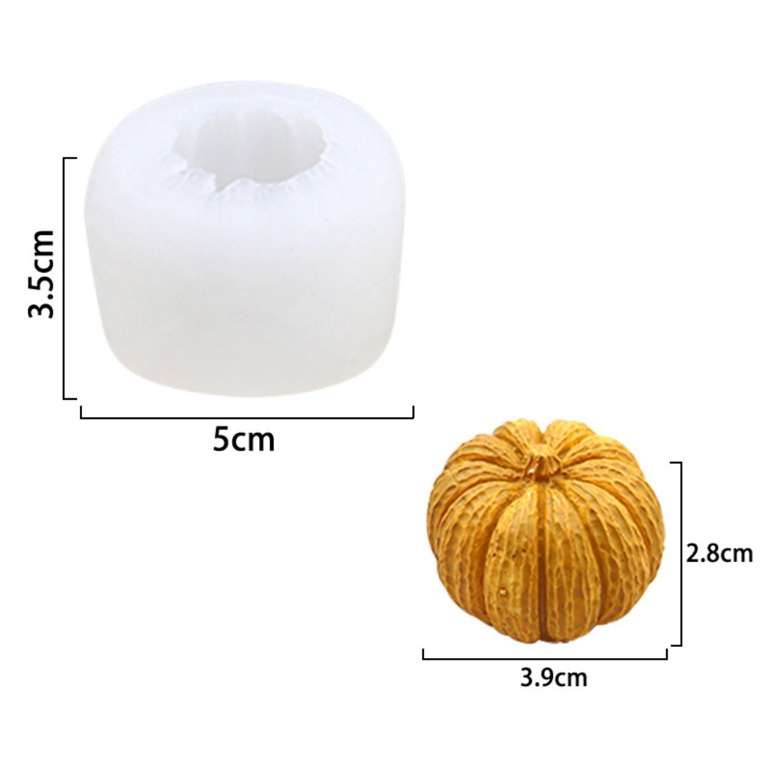 Forma silikonowa do świec mydła gipsu MAŁA DYNIA halloween GH-FS476