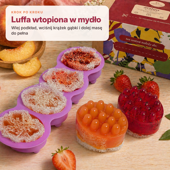 Zestaw do robienia mydła mydełek OWOCOWE SPA DIY  
