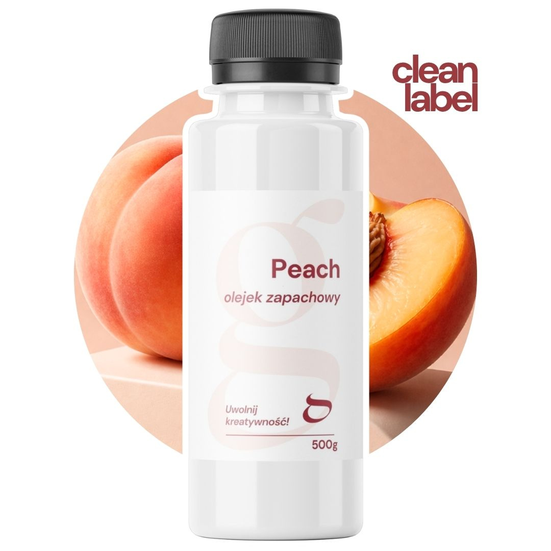 Olejek zapachowy brzoskwiniowy PEACH do świec i mydła 500g 