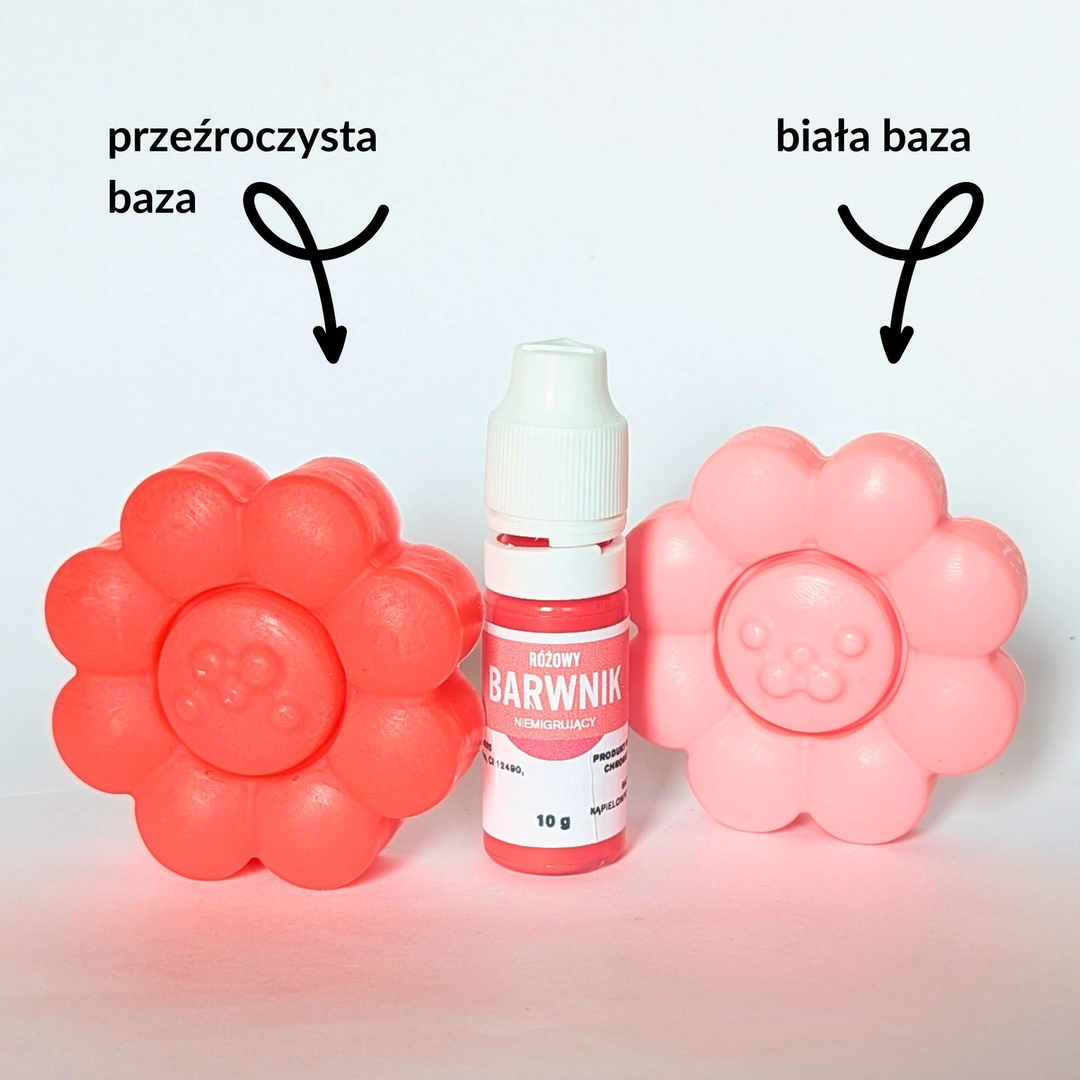 Barwnik do bazy mydlanej niemigrujący RÓŻOWY 500g