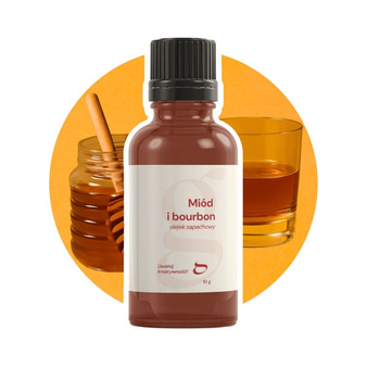 Olejek zapachowy MIÓD I BOURBON do świec i mydła 