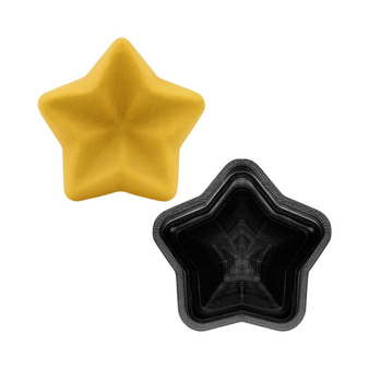 PRASA ręczna ŚWIĄTECZNA GWIAZDKA forma do robienia kul kąpielowych - gwiazda do kąpieli kreatywna zabawa DIY