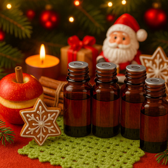 Zestaw ŚWIĄTECZNY do robienia świec z wosku sojowego na prezent 4x235 ml 