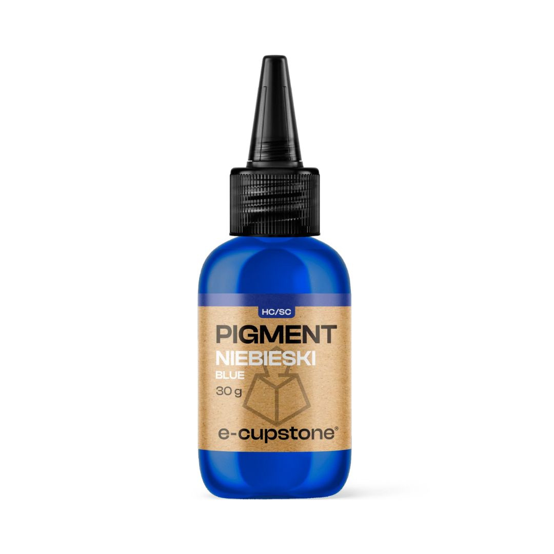 Barwnik w płynie do gipsu polimerowego NIEBIESKI pigment 30g