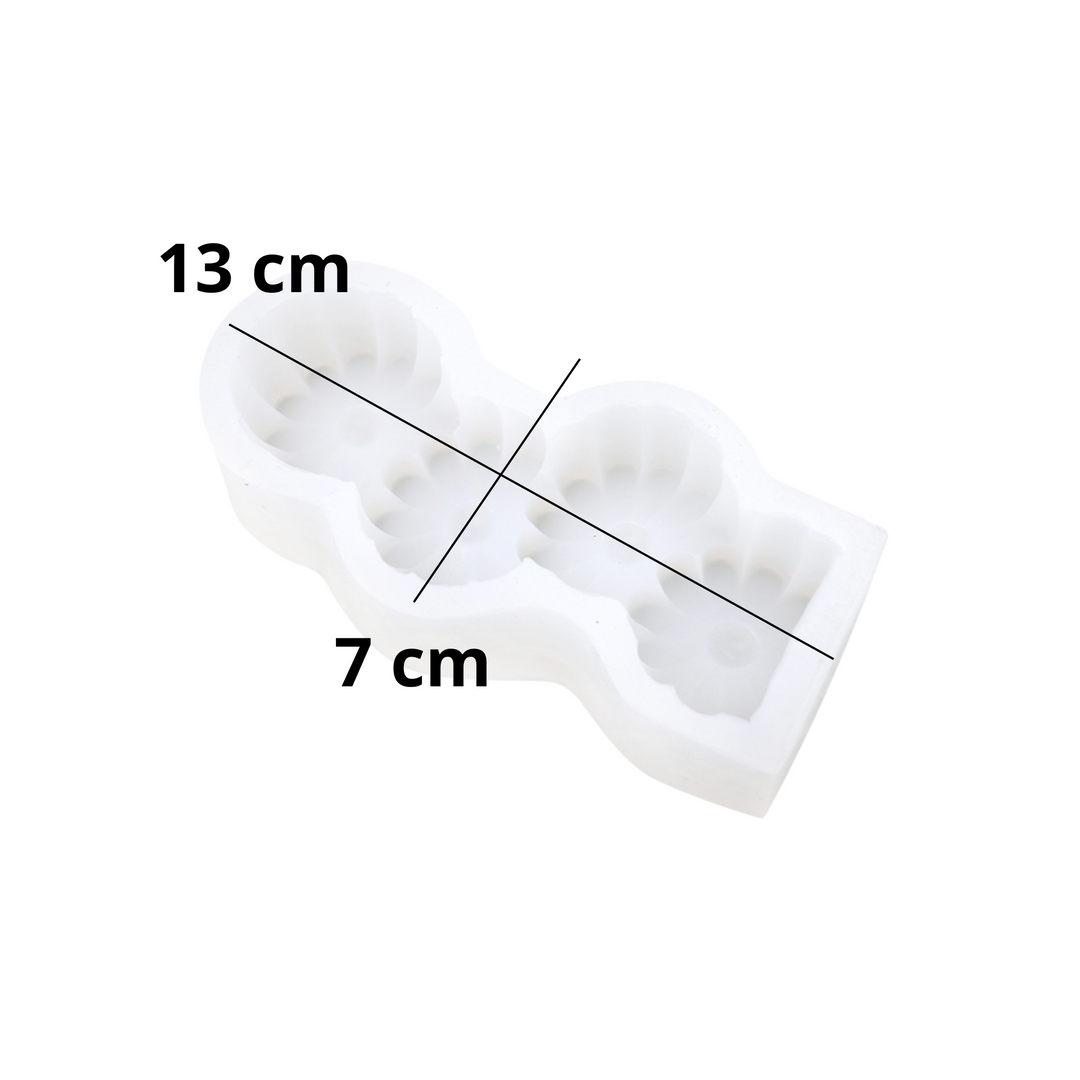 Forma foremka silikonowa do świec świeczek STOKROTKI 1 szt. GH-FS160