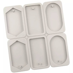 Silikonowa forma do tabliczek woskowych zawieszek zapachowych z wosku 6 szt. GH-FS29