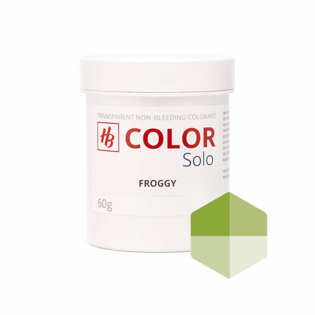 Barwnik w paście do bazy mydlanej niemigrujący HB COLOR Solo Froggy 60g