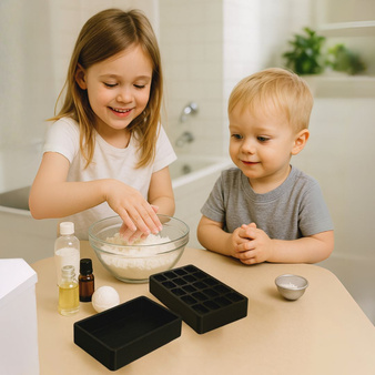 PRASA ręczna forma do robienia kul kąpielowych - TABLICZKA CZEKOLADY DIY do kąpieli