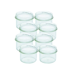 Szkło do świec zalewanych 235 ml - zestaw 8 szt. pojemników