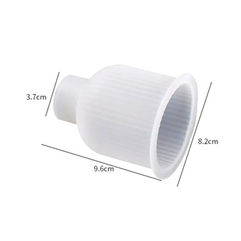 Forma silikonowa do odlewów z gipsu w paski flakon wazon GH-FS312