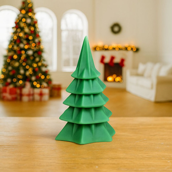 Forma silikonowa do świec i mydełek CHOINKA WARSTWOWA ORIGAMI 1 szt. GH-FS262