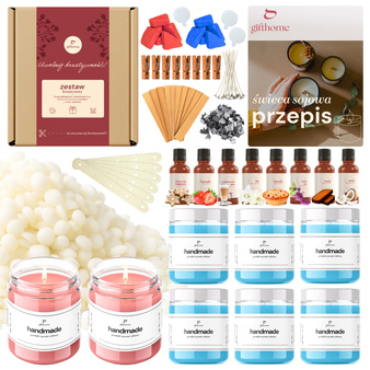 Zestaw do wyrobu robienia świec zapachowych 8x120 ml