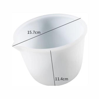 Kubek silikonowy z dziubkiem, nalewak, miska 1000 ml GH-FS333