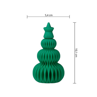 Forma silikonowa do świec i mydełek mała CHOINKA 6 ORIGAMI 1 szt. GH-FS267