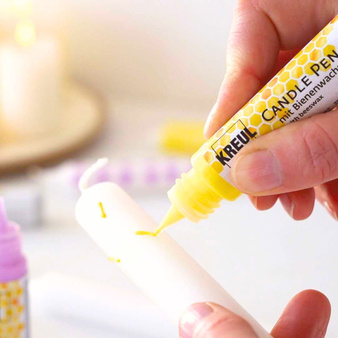 Pisak do świec Kreul ŻÓŁTY malowanie wosku świec mydła