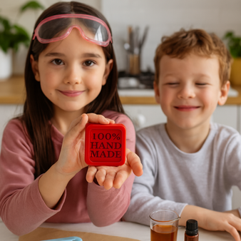 DUŻY zestaw do robienia mydła mydeł naturalnych glicerynowych kreatywne pudełko