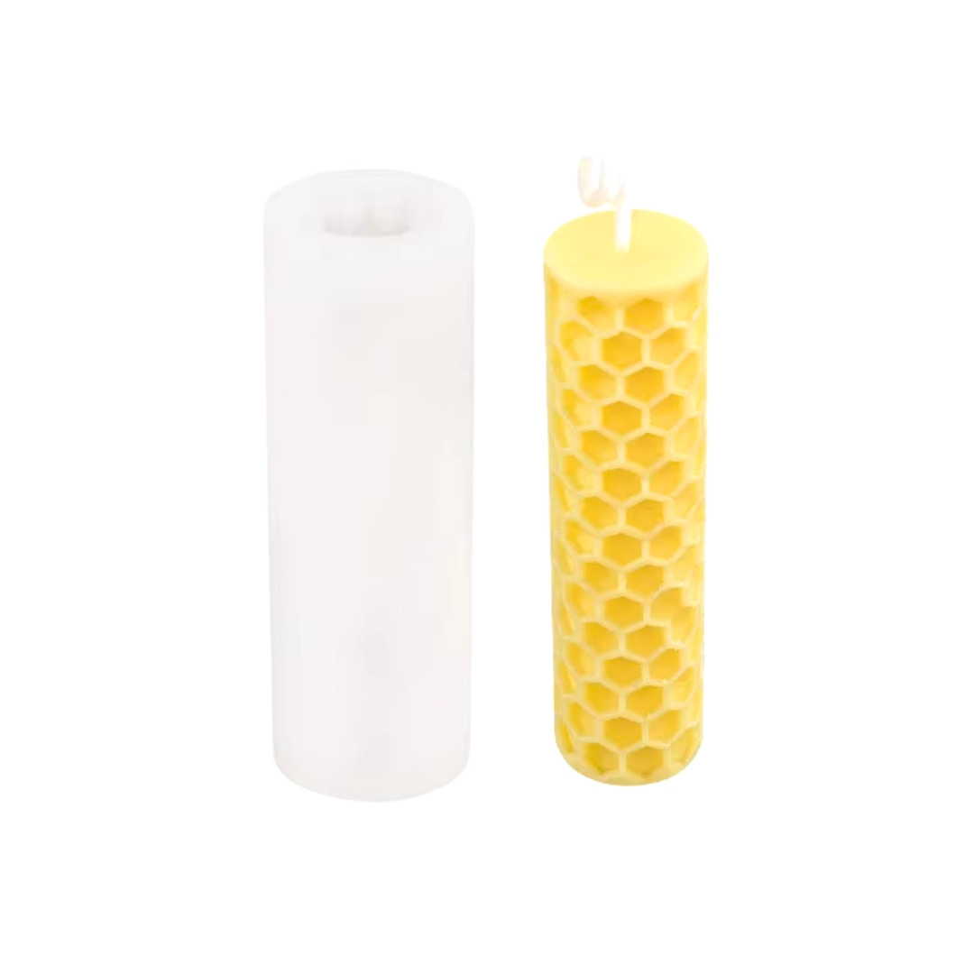 Forma silikonowa  WALEC PLASTER MIODU cylinder do świec GH-FS245