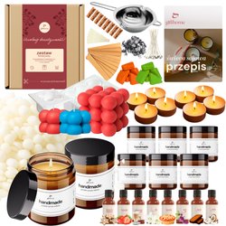 Profesjonalny MEGA zestaw do robienia świec zapachowych z wosku sojowego XXL