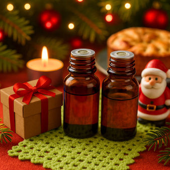 Zestaw świąteczny do robienia świec na prezent DIY