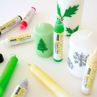 Pisak do świec Kreul CZERWONY malowanie wosku świec mydła