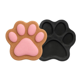 PRASA forma do robienia kul kąpielowych - PSIA ŁAPKA dla dzieci i miłośników psów DIY