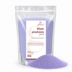Kolorowy wosk do świec sypanych, wosk piaskowy FIOLETOWY wosk w proszku