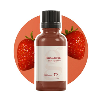 Olejek zapachowy TRUSKAWKA do świec i mydła