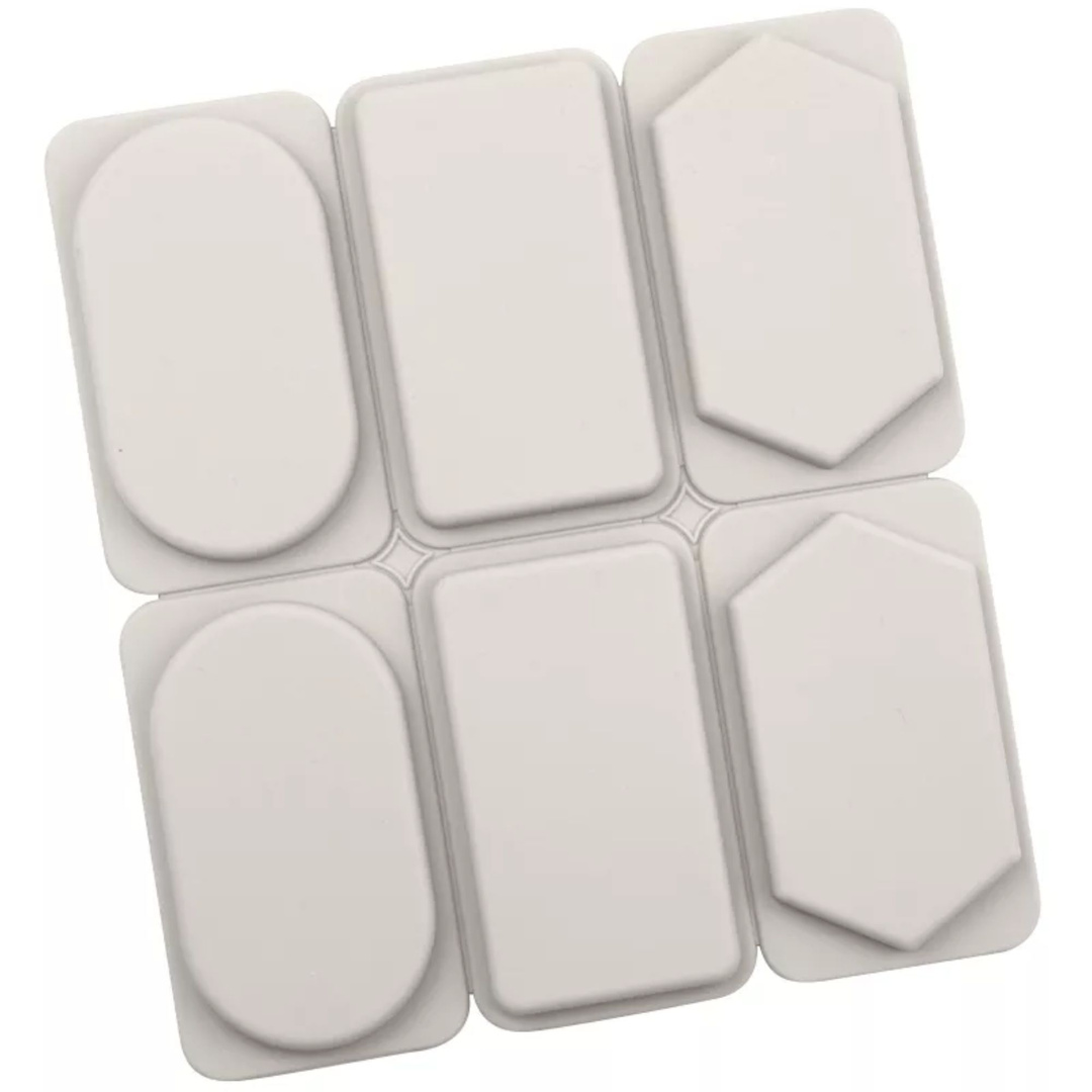Silikonowa forma do tabliczek woskowych zawieszek zapachowych z wosku 6 szt. GH-FS29