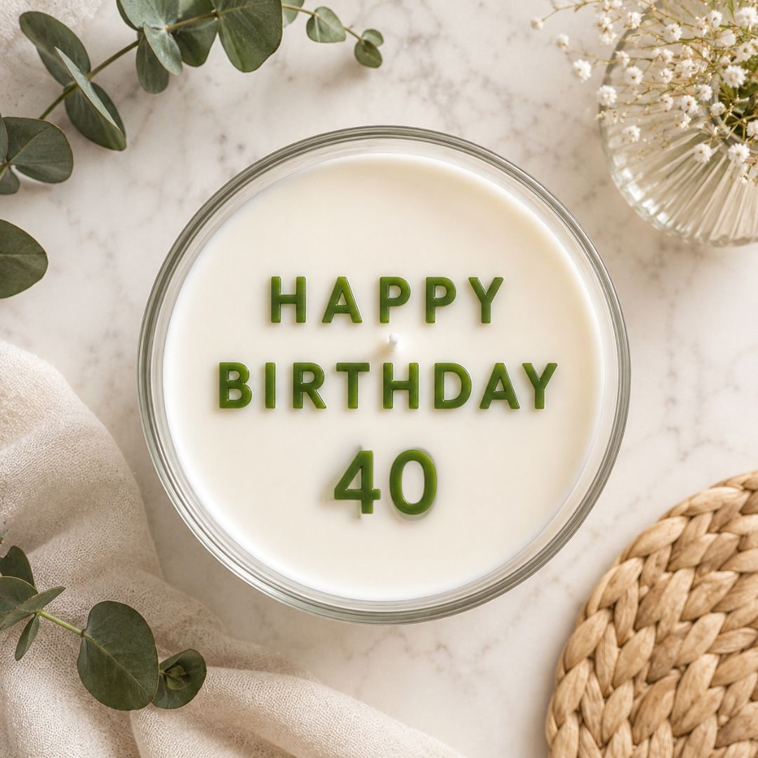 Forma silikonowa foremka HAPPY BIRTHDAY do świec wosku mydła na urodziny 49 elementów 