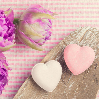 Zestaw na warsztaty z robienia kul kąpielowych dla 10 osób SERCE