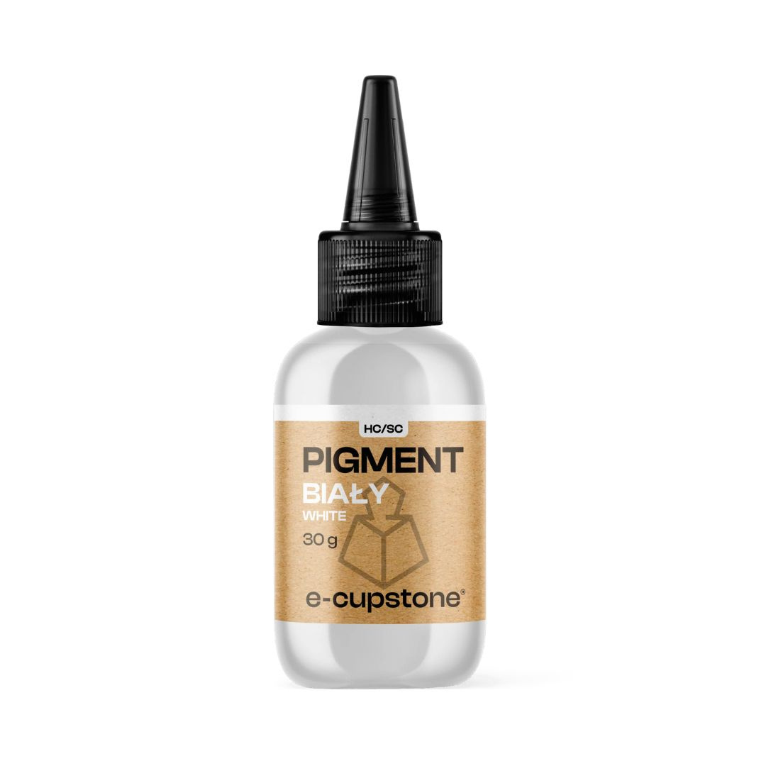 Barwnik w płynie do gipsu polimerowego BIAŁY pigment 30g