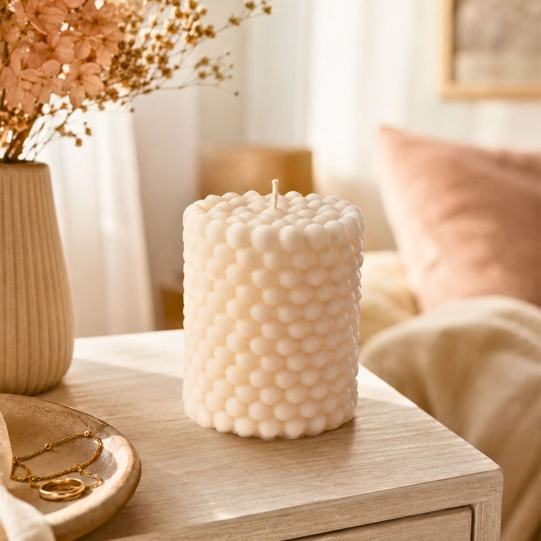 Wosk pszczeli naturalny biały bielony do świec, kosmetyków i masażu 250g