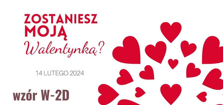Etykieta na WALENTYNKI naklejka z twoim nadrukiem