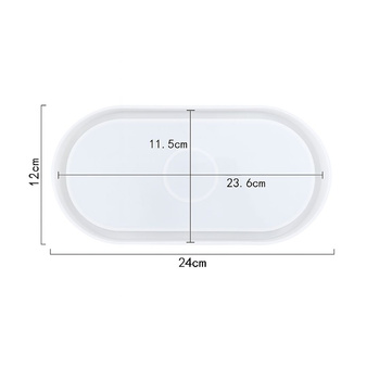 Forma silikonowa DUŻA PODSTAWKA do odlewów z gipsu lub żywicy 24x12 GH-FS289