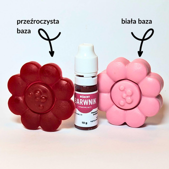 Barwnik do bazy mydlanej niemigrujący wiśniowy 10g