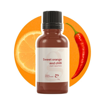 Olejek zapachowy słodka pomarańcza i chilli SWEET ORANGE & CHILLI do świec i mydła 