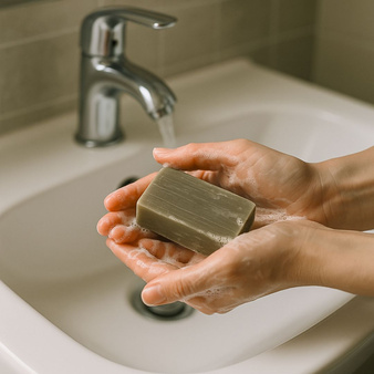 Baza mydlana glicerynowa z BŁOTEM Z MORZA MARTWEGO 1 kg nawilżająca