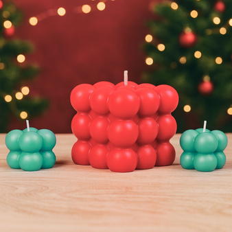 Mega zestaw do robienia świec święta na prezent wosk sojowy DIY 68w1 XXL