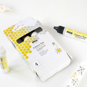 Pisaki farby do świec i mydła Kreul zestaw 4 kolorów Glamour